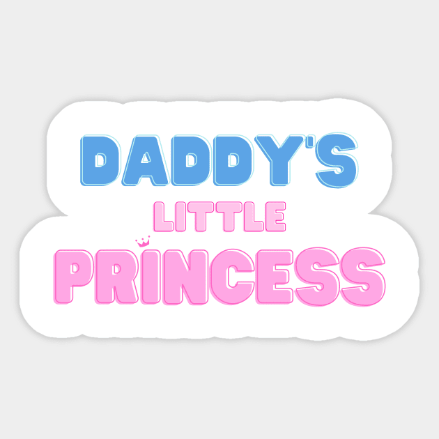 Daddy's little princess Sticker by Cylien Art